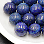 Lapis naturels teints perles rondes lazuli, sphère de pierres précieuses, pas de trous / non percés, 16mm