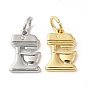Eco-Friendly Rack Plating Brass Charms, with Jump Ring, Long-Lasting Plated, Lead Free & Cadmium Free, Mixer Charm