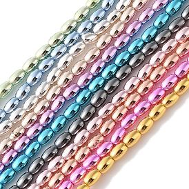 Electroplate Beads Strands, Oval