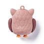 PVC Cartoon Owl Doll Pendants, for Keychains