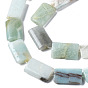 Natural Amazonite Beads Strands, Rectangle