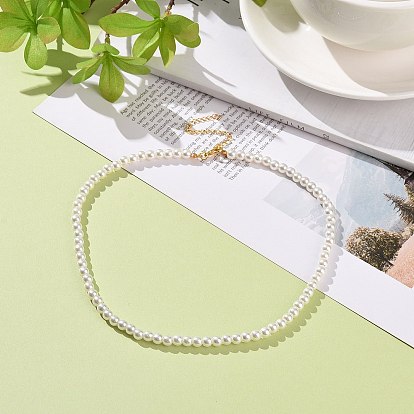 Acrylic Imitation Pearl Beaded Necklaces for Women