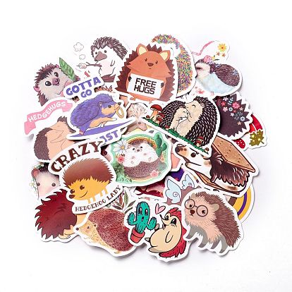 Autumn Theme Waterproof Self Adhesive Paper Stickers, for Suitcase, Skateboard, Refrigerator, Helmet, Mobile Phone Shell, Colorful