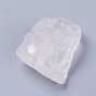 Natural Quartz Crystal Beads, Rock Crystal Beads, Nuggets, No Hole/Undrilled