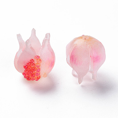 Plastic Beads, Pomegranate