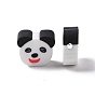 Handmade Polymer Clay Beads, Panda