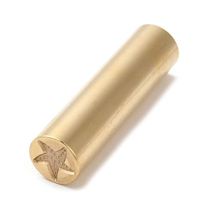 Sello de latón con sello de cera para grabado a doble cara, dorado, para sobre, tarjeta, envoltorio de regalo