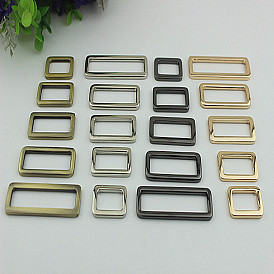 Zinc Alloy Buckle Ring, Webbing Belts Buckle, for Luggage Belt Craft DIY Accessories