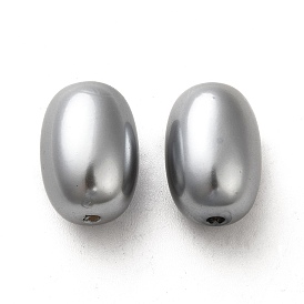 Perles de nacre en plastique ABS, ovale