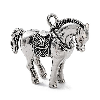 Tibetan Style Alloy Pendants, Horse Charms