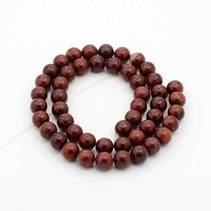 Natural Gemstone Round Bead Pendants, Dyed & Heated