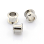 201 Stainless Steel European Bead Cores, Grommet for Polymer Clay Rhinestone Large Hole Beads Making