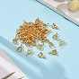 Grade AA Brass Ice Pick Pinch Bails for Pendant Making, Cadmium Free & Nickel Free & Lead Free, 10x6x3mm, Hole: 2mm, Pin: 0.5mm