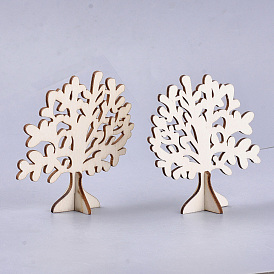 Wooden Jewelry Earring Display Stand, Earring Holder, Tree