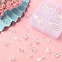 4 Style AS Plastic Base Buckle Hair Findings, for Hair Tie Accessories Making
