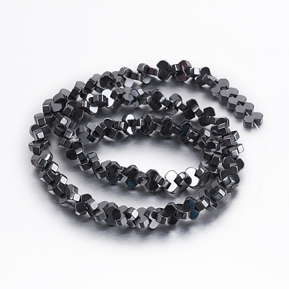 Non-magnetic Synthetic Hematite Beads Strands, Bowknot