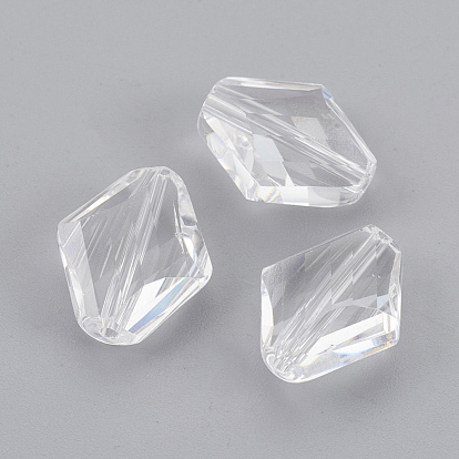 Imitation Austrian Crystal Beads, Grade AAA, Faceted, Rhombus
