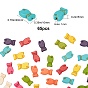 SUNNYCLUE DIY Fish Bead Stretch Bracelets Making Kits, Including 100pcs Dyed Synthetic Turquoise Beads, Elastic Thread
