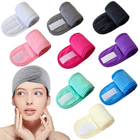Thick Magic Tape Facial Cleansing Headband Set for Yoga and Sports, Makeup Hair Band Accessories
