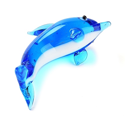 3d dauphin décoration d'affichage en lampadaire fait à la main, pour la décoration