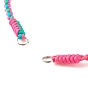 Bracelet en fil de nylon tressé, avec 201 perles en acier inoxydable pour la fabrication de bracelets à glissière