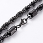 Trendy Men's Chain Necklaces, 304 Stainless Steel Chain Necklaces, with Lobster Claw Clasp