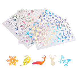 Olycraft Plastic Picture Laser Stickers