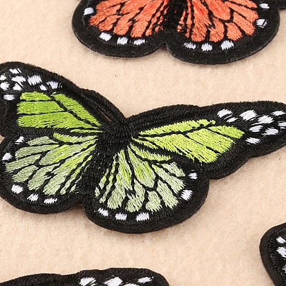 Computerized Embroidery Cloth Iron on/Sew on Patches, Costume Accessories, Appliques, Butterfly