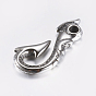 316 Surgical Stainless Steel Hook Clasps, Fish Hook Charms, For Leather Cord Bracelets Making, Hook