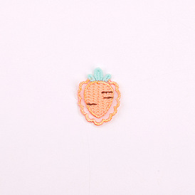 Computerized Embroidery Cloth Iron on/Sew on Patches, Costume Accessories, Appliques, Carrot
