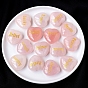 Натуральные целебные камни из розового кварца, День святого Валентина с гравировкой в форме сердца, камни любви, Карманные пальмовые камни для развития Рейки