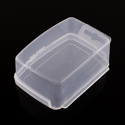 Recipientes de almacenamiento del grano plástico rectángulo, 10.5x6.5x3.5 cm