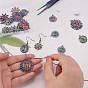 20Pcs 20 Style Rainbow Color Alloy Charm & Pendant, Sun, for Jewelry Making