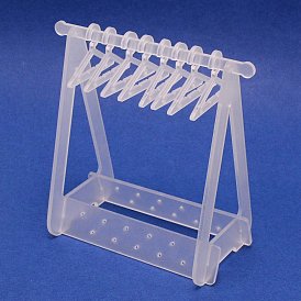 Coat Hanger Removable Acrylic Earring Displays, with 8 Hangers, for Jewelry Display Supplies