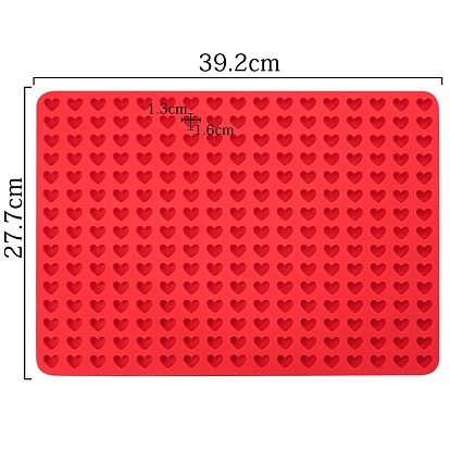Silicone Heart Wax Melt Molds, For DIY Wax Seal Beads Craft Making, Rectangle