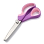 201 Stainless Steel Pinking Shears, Serrated Scissors, with Plastic Handle, for Sewing, Craft, Dressmaking