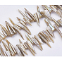Natural Shell Beads Strands, Nugget Stick