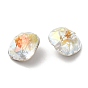 K5 botones de cristal con diamantes de imitación, espalda plateada, facetados, plaza