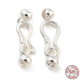 925 sterling fermoirs en argent s-crochet