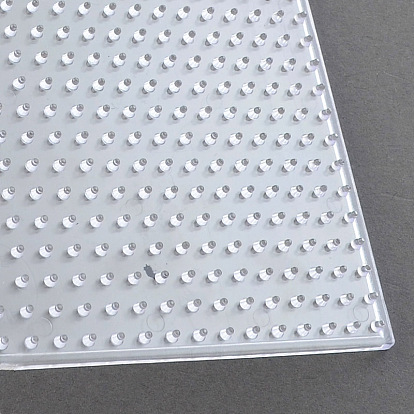 Plaques d'adhésif abc utilisées pour des boules de fusion de 5x5 mm diy, carrée, 147x147x5mm