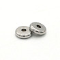 304 Stainless Steel Beads, Disc/Flat Round