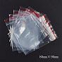 Plastic Zip Lock Bags, Resealable Packaging Bags, Top Seal, Self Seal Bag, Rectangle