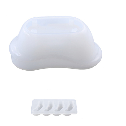 Moules de boîte de rangement en silicone bricolage en forme de baignoire, moules de résine, pour la résine UV, fabrication artisanale de résine époxy
