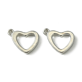 Alloy Pendants, heart