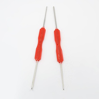Stainless Steel Bearded Needles, Two Sides, Mixed Color, 160x10x4mm, Pin:1mm and 1.5mm