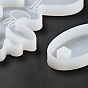 Moldes de silicona para exhibición de renos diy de navidad, moldes de resina, para resina uv, fabricación artesanal de resina epoxi