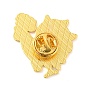 Rooster Enamel Pins, Golden Plated Alloy Badge for Backpack Clothes