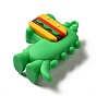 Dinosaure avec pendentifs en pvc en forme de hamburger