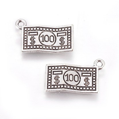Colgantes de la aleación del cinc del estilo tibetano, papel moneda