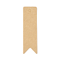 100 etiquetas de regalo de papel kraft en blanco, cola de golondrina